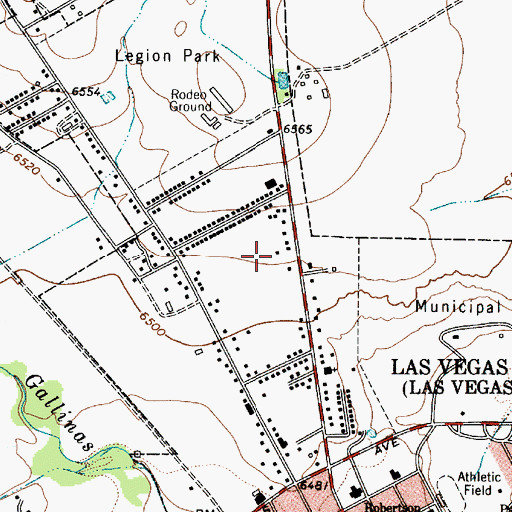 Topographic Map of The Church of Jesus Christ of Latter Day Saints, NM