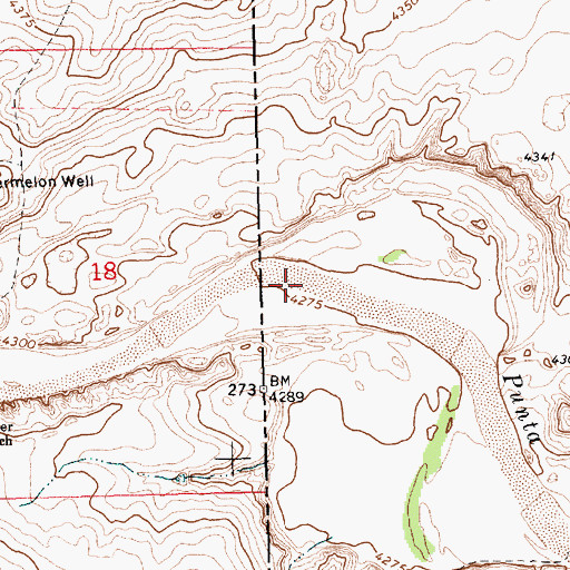 Topographic Map of Tramperos Creek, NM