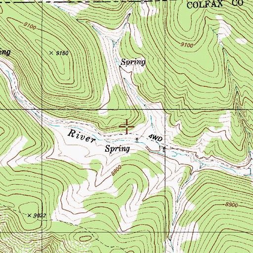 Topographic Map of Vasquez Camp, NM