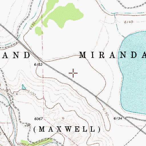 Topographic Map of Lake Seven, NM