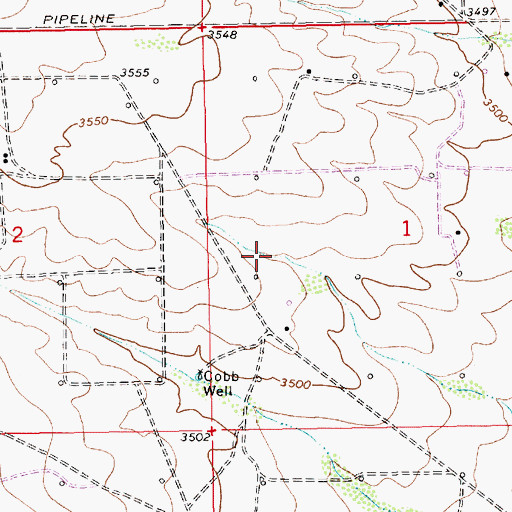 Topographic Map of Trinity Lutheran Church, NM