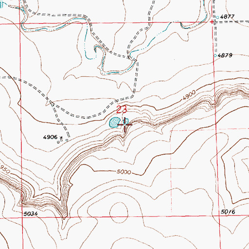 Topographic Map of Apache Spring, NM