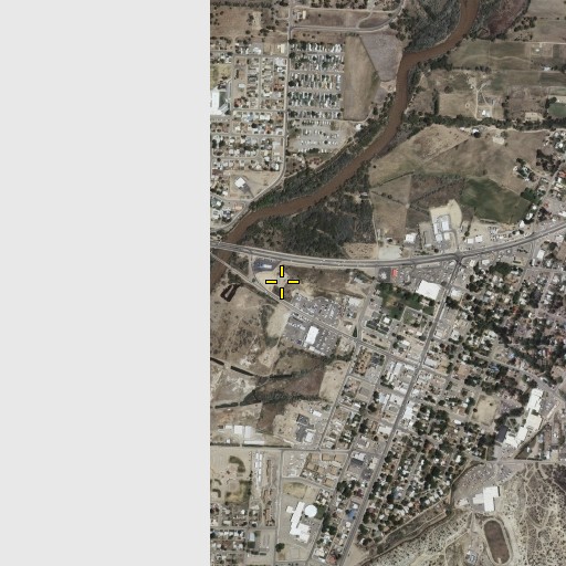 Aerial/Satellite Image of Aztec Peach Spring, NM