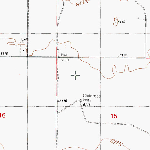 Topographic Map of Cieneguita Spring, NM