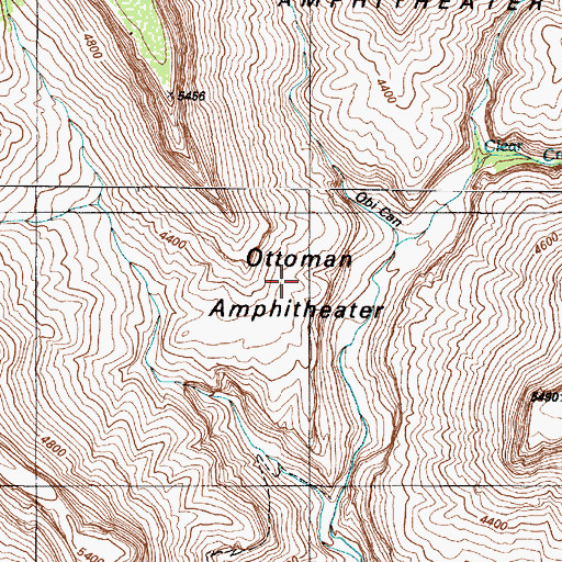 Topographic Map of Ottoman Amphitheater, AZ
