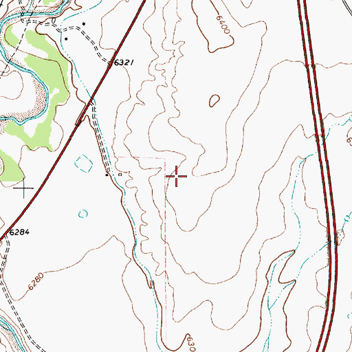 Topographic Map of Stockton, NM