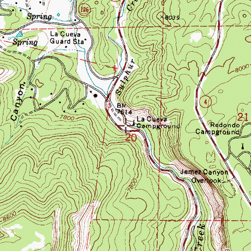 Topographic Map of Perea (historical), NM