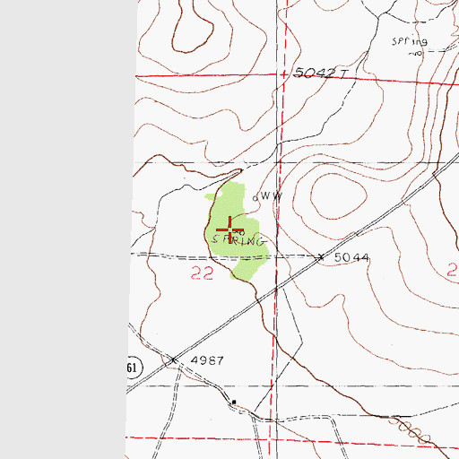 Topographic Map of Faywood Hot Spring, NM
