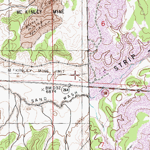 Topographic Map of Divide Trading Post, NM