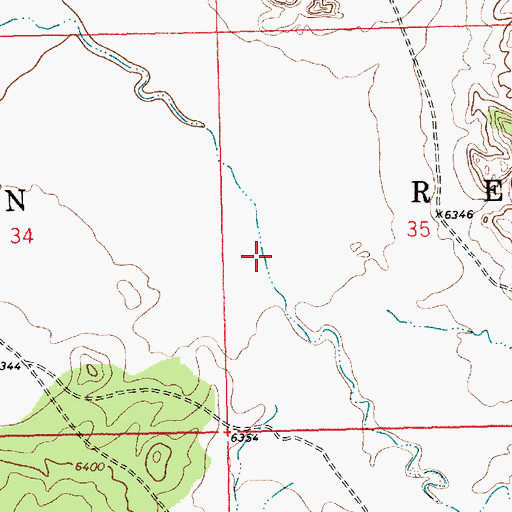 Topographic Map of Galestina Canyon, NM