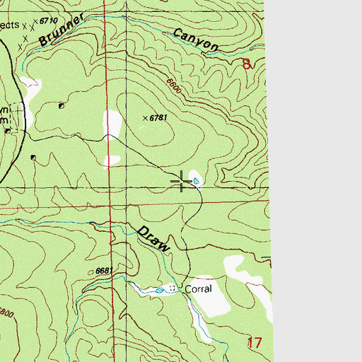 Topographic Map of Georgetown Tank, NM
