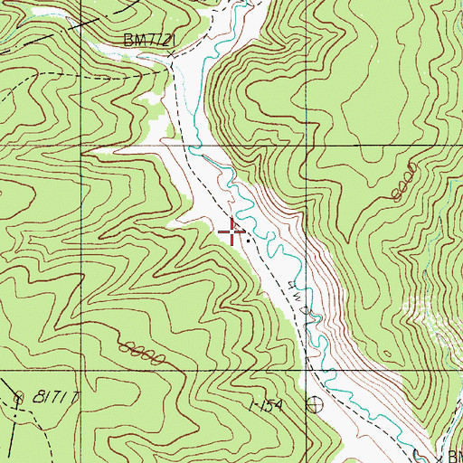 Topographic Map of A Camp, NM