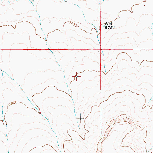 Topographic Map of Abbott Lake, NM