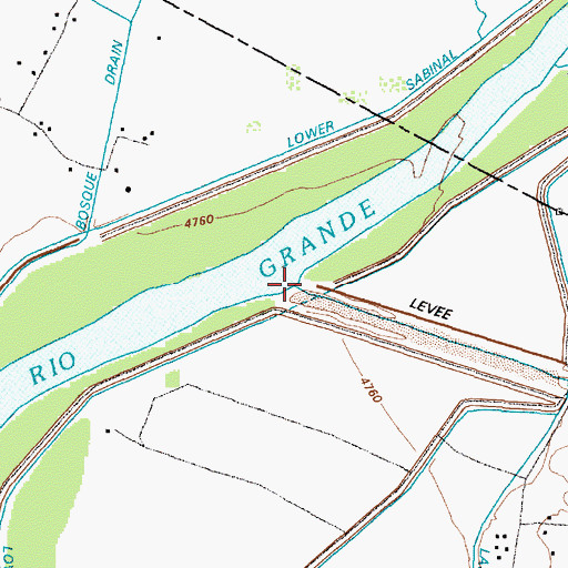 Topographic Map of Abo Arroyo, NM