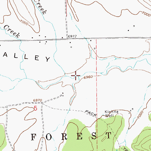 Topographic Map of Adair Canyon, NM