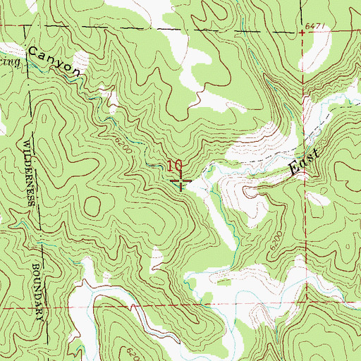 Topographic Map of Adobe Canyon, NM