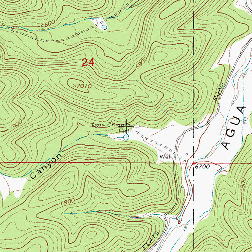 Topographic Map of Lusk Cemetery, NM