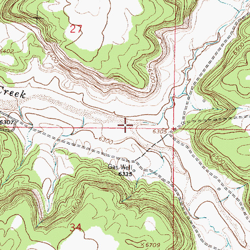 Topographic Map of Albert Canyon, NM