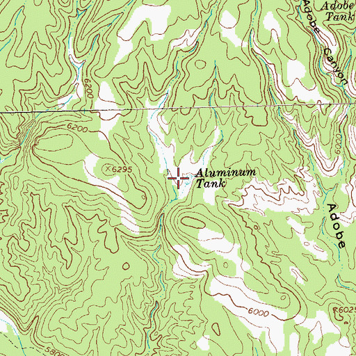 Topographic Map of Aluminum Tank, NM