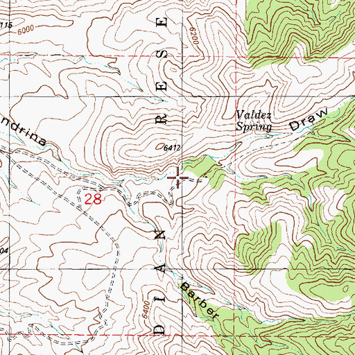 Topographic Map of Apache, NM