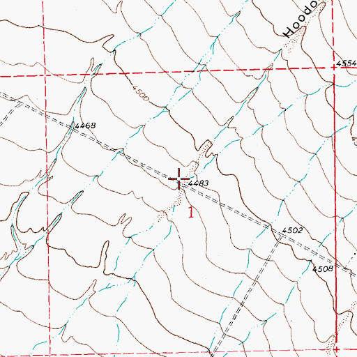Topographic Map of Apache Canyon, NM
