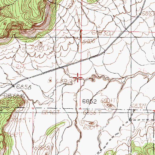 Topographic Map of Arroyo Archuleta, NM