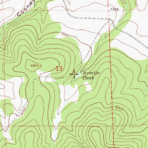 Topographic Map of Armijo Tank, NM