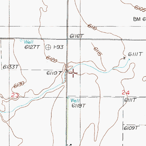 Topographic Map of Arroyo de Manzano, NM