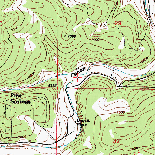 Topographic Map of Arroyo de Yrisarri, NM