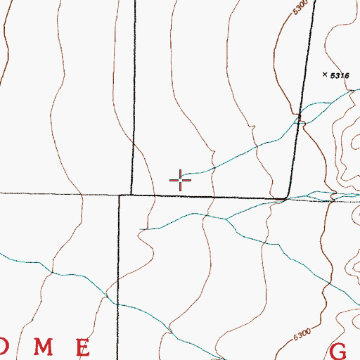 Topographic Map of Arroyo del Cuervo, NM