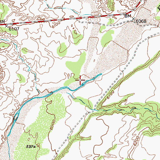 Topographic Map of Arroyo del Perro, NM