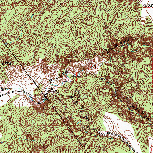 Topographic Map of Arroyo del Plomo, NM