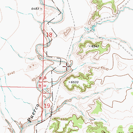 Topographic Map of Arroyo Dedos Gordos, NM