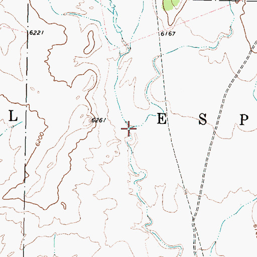 Topographic Map of Arroyo Lopez, NM