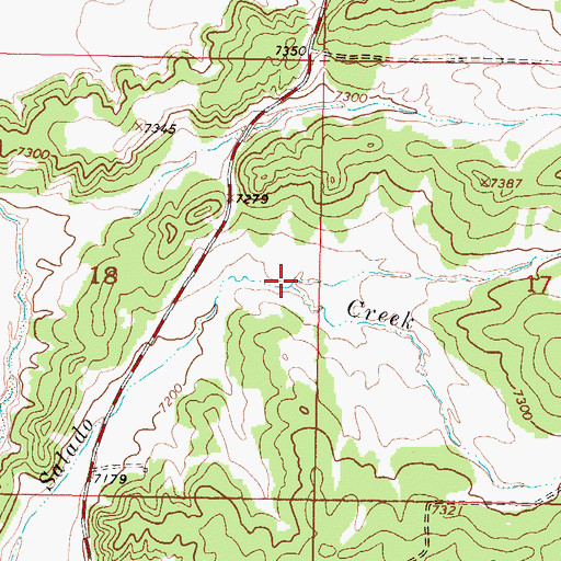 Topographic Map of Arroyo Naranjo, NM