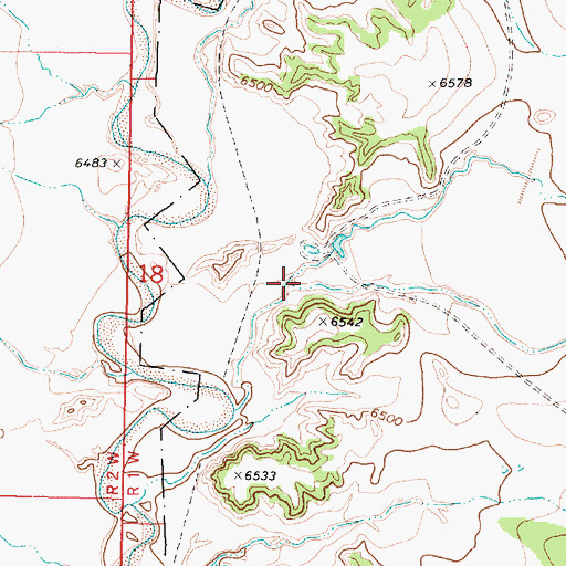 Topographic Map of Arroyo Veguita Blanca, NM