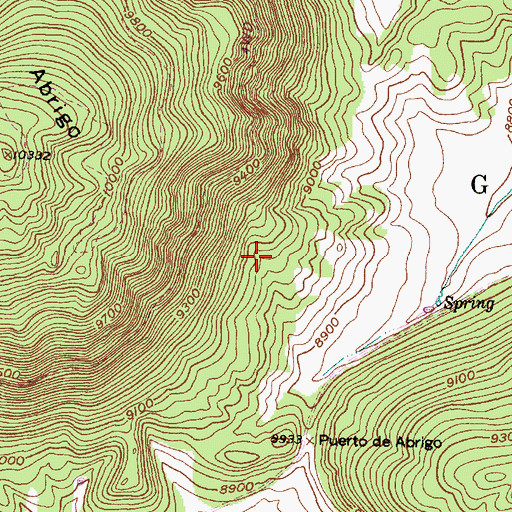 Topographic Map of Baca Location Number One, NM