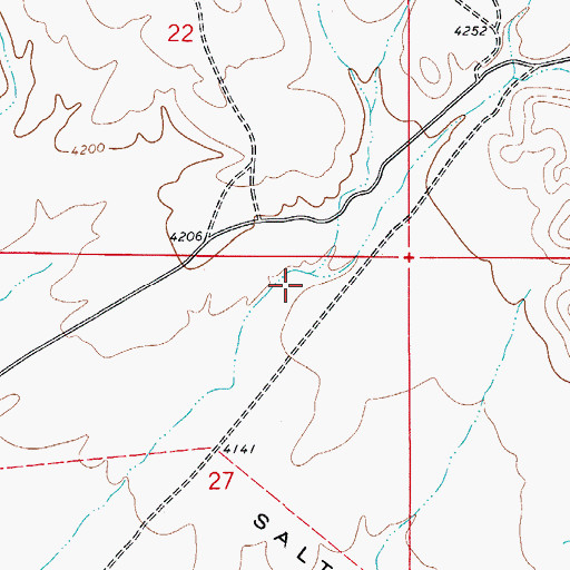 Topographic Map of Big Dog Canyon, NM
