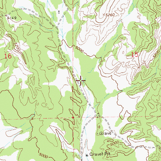 Topographic Map of Big Pat Canyon, NM