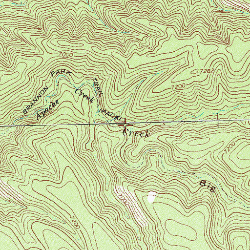 Topographic Map of Big Timber Canyon, NM