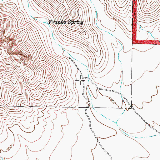 Topographic Map of Black Canyon, NM