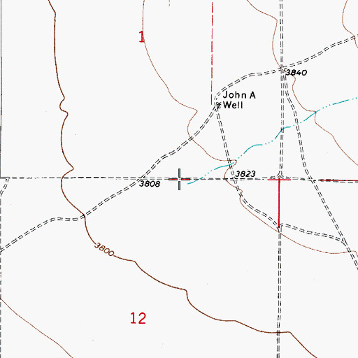 Topographic Map of Box Canyon, NM