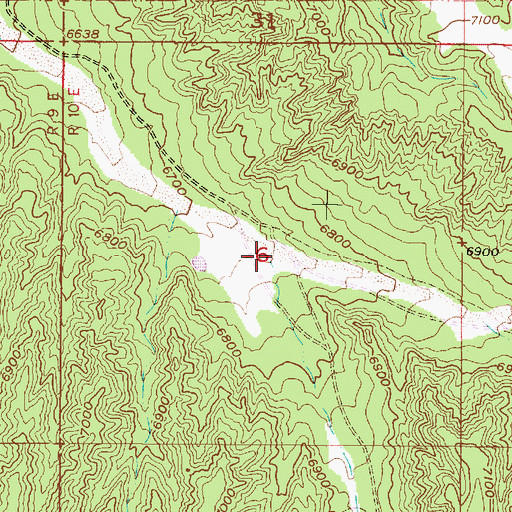 Topographic Map of Caada del Apache, NM