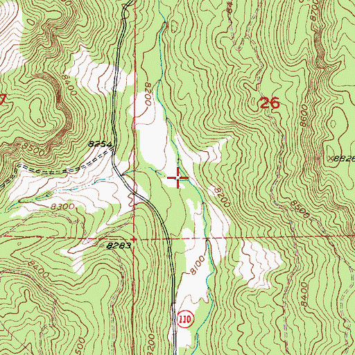 Topographic Map of Caada Sierra, NM