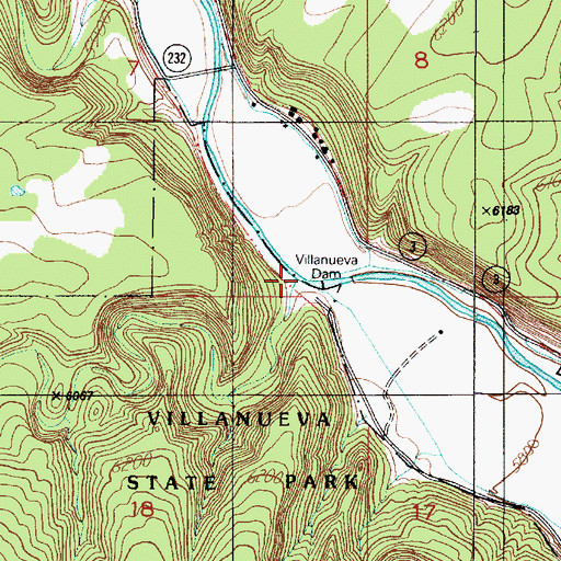 Topographic Map of Caon de la Presta, NM