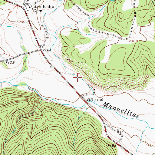 Topographic Map of Canon de Duran, NM