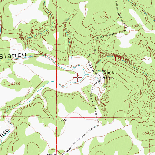 Topographic Map of Caon de Jacinto, NM