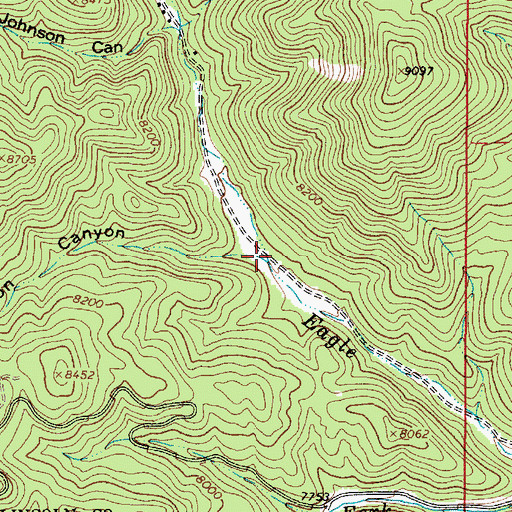 Topographic Map of Carlton Canyon, NM