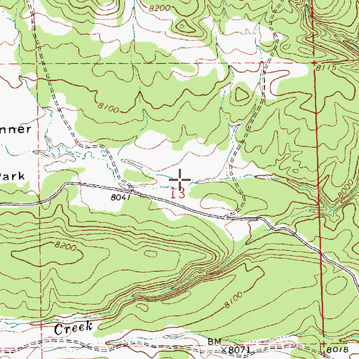 Topographic Map of Carmel Dias Canyon, NM