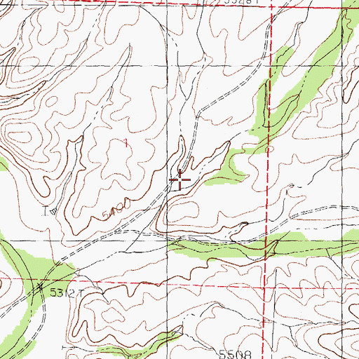 Topographic Map of Carrizo Canyon, NM